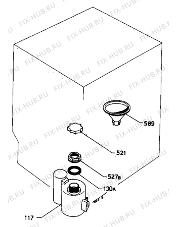 Взрыв-схема посудомоечной машины Zoppas P31 - Схема узла Water softener 066